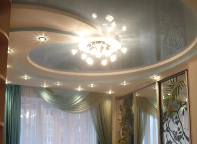 Комбинированные потолки